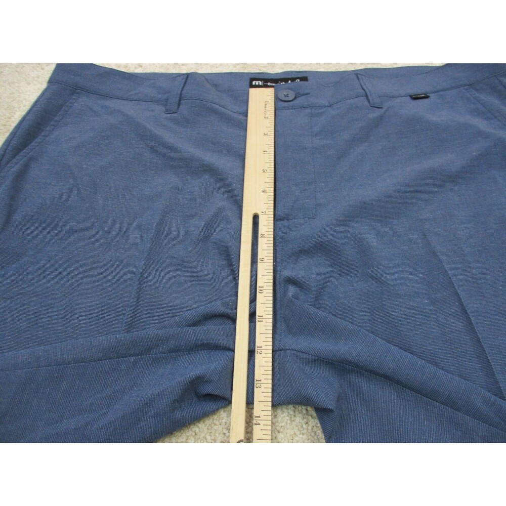 Travis Mathew Shorts Mens 40 Blue Performance Stretch Chino Golf Golfing 40x11 - Picture 4 of 8
